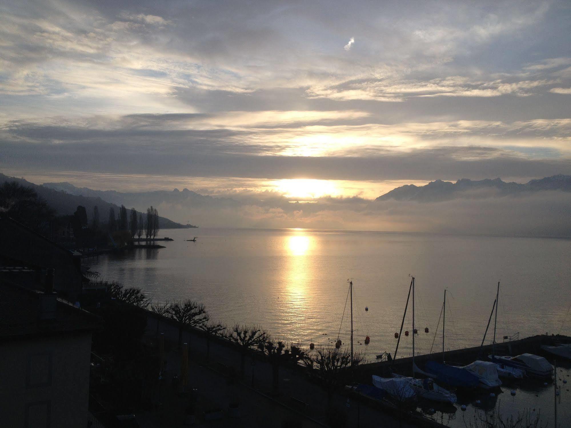 Rivage Hotel Restaurant Lutry Lozan Dış mekan fotoğraf